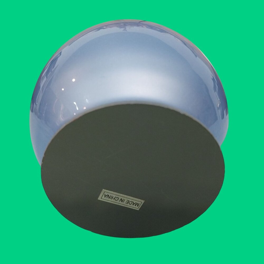 Vintage Christmas Set Of 3 Glass Globe Ornament Angel Reindeer Dolphin - Picture 7 of 8